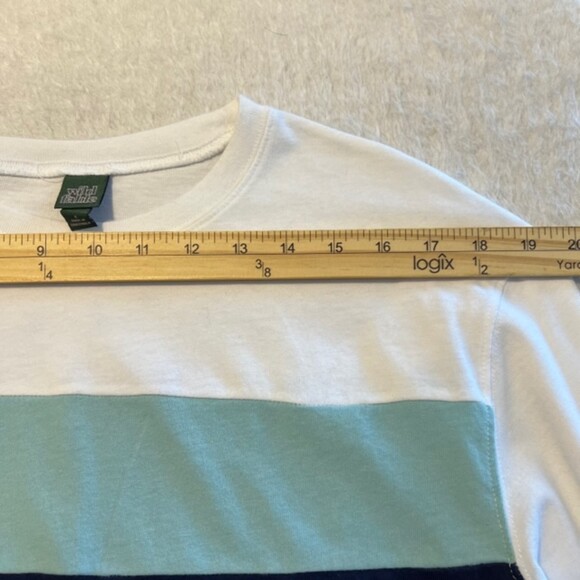 Wild Fable Womens Colorblock Cropped Top Tee Long Sleeve Shirt Size Small - Picture 10 of 12